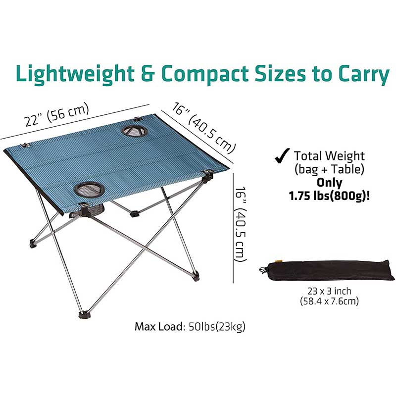 folding table outdoor