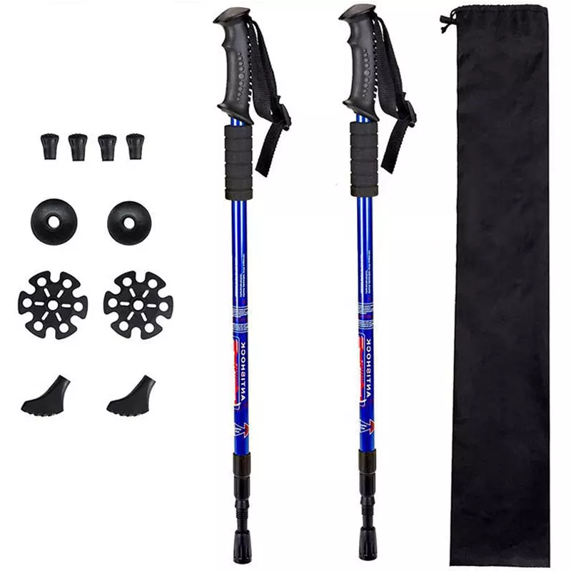 ไม้เท้าเดินป่าแบบล็อคตัวนอก