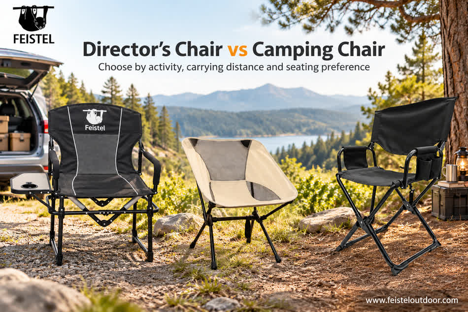 Director's Chair vs Camping Chair