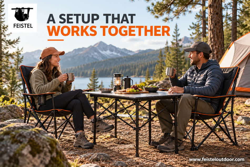 Camping Chairs and Tables Set Camping Chairs and Tables Set