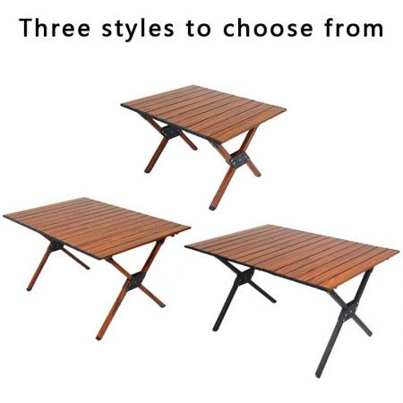 โต๊ะพับ โต๊ะตั้งแคมป์กลางแจ้ง โต๊ะพับแบบพกพา น้ำหนักเบา โต๊ะปิกนิกตั้งแคมป์ชายหาด 