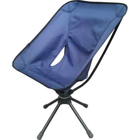 เก้าอี้หมุนกลางแจ้ง เก้าอี้ตั้งแคมป์กลางแจ้งและเก้าอี้ กระเป๋า สีดำ สีเขียว สีน้ำเงิน เก้าอี้เลานจ์หมุนได้ 