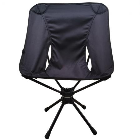 เก้าอี้ตั้งแคมป์กลางแจ้งขนาดกะทัดรัดเก้าอี้อลูมิเนียมเกรดอากาศยานหมุนได้ 360 องศาเก้าอี้ 