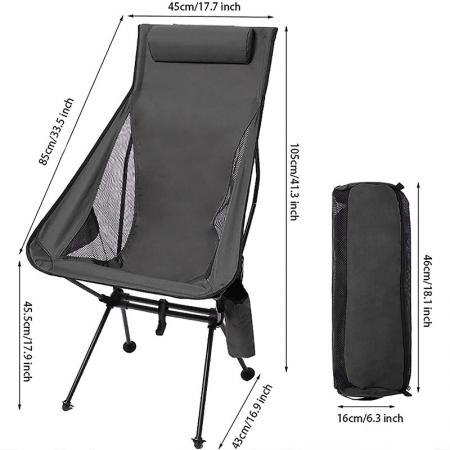 Amazon ขายดีเก้าอี้พับค่ายชายหาดพับผ้า 600D oxford พับได้ 