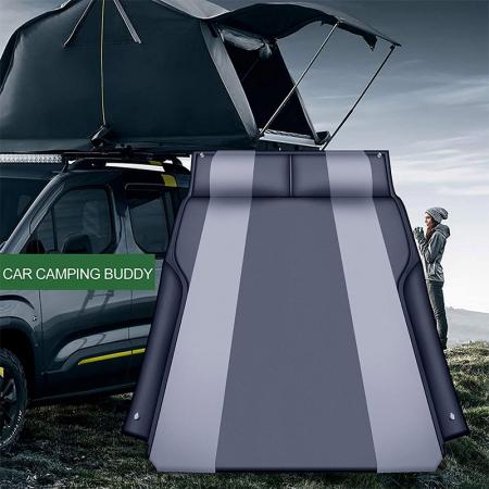ที่นอนลมอัตโนมัติในรถยนต์แบบพกพาเตียงลมอัตโนมัติเหมาะสำหรับ SUV Trunk Travel Camping Outdoor 