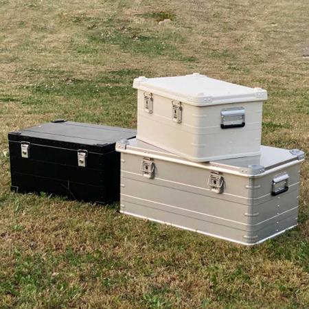 Aliminum Alloy Tote Storage Box Camping กล่องเก็บคอนเทนเนอร์สำหรับ Camping 
