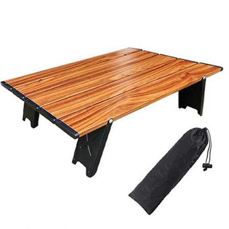 โต๊ะตั้งแคมป์พับได้ โต๊ะกลางแจ้ง แบบพกพา โต๊ะพับน้ำหนักเบาสำหรับปิกนิก ชายหาด 