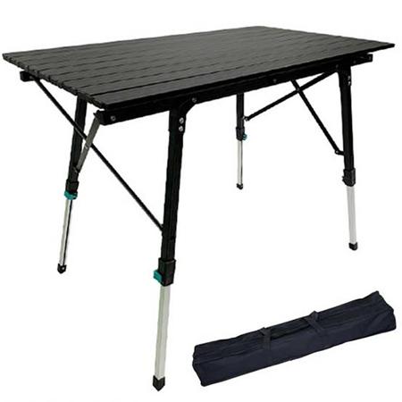 โต๊ะพับกลางแจ้ง โต๊ะอลูมิเนียม พับได้ ปรับระดับความสูงได้ โต๊ะพับ แคมป์ปิ้ง กลางแจ้ง น้ำหนักเบา สำหรับตั้งแคมป์ 