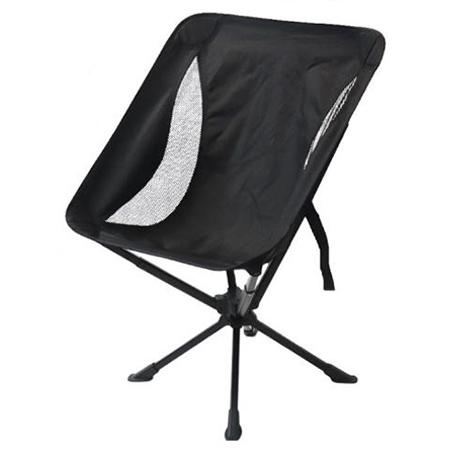 แคมป์ปิ้ง เก้าอี้พับกลางแจ้งแบบพกพาหมุนได้ 360 องศา 