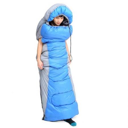 คุณภาพสูง Ultralight กันน้ำกลางแจ้ง Camping Wearable Sleeping Bag 