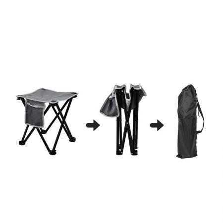 เก้าอี้ตกปลาแบบพกพาที่มีน้ำหนักเบากลางแจ้ง 