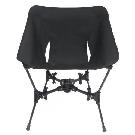 เก้าอี้ค่ายอลูมิเนียมแบบพกพาน้ำหนักเบาเก้าอี้ตั้งแคมป์ดวงจันทร์กลางแจ้ง