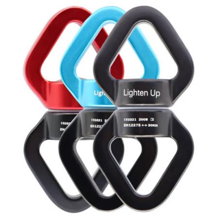amazon hot 30KN carabiner hook ตะขอหมุน carabiner หมุนได้ 