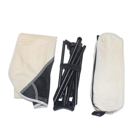 เก้าอี้พับเหล็กน้ำหนักเบาแบบสั่งทำ เก้าอี้ตั้งแคมป์กลางแจ้งแบบ Moon Chair