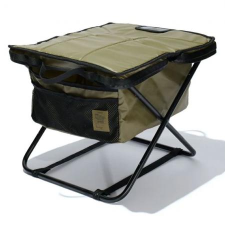 portable outdoor folding chair with storage bag leisure beach camping fishing maza stool
