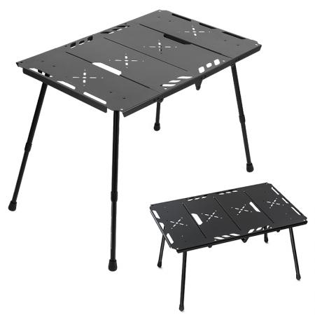 custom outdoor portable folding table aluminum alloy ultralight camping igt table 