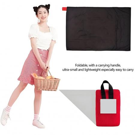 ผ้าห่ม Ripstop Nylon กันน้ำ ขนาดเล็ก น้ำหนักเบา พกพาสะดวก