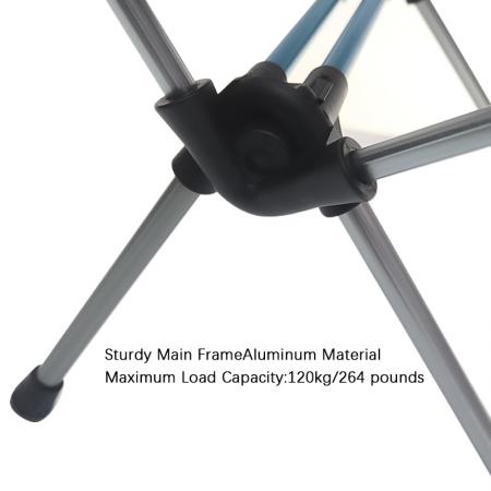 เก้าอี้พับแบบมีไฟสำหรับเดินป่า ตั้งแคมป์ ตกปลา ปิกนิก เดินทาง