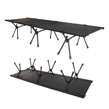 อุปกรณ์เดินป่าขายส่ง เตียงนอนเดินทาง เตียงนอนพับได้ ปรับระดับได้ 