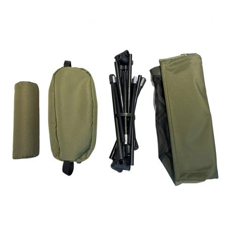 เก้าอี้ชายหาดทรงพระจันทร์แบบพับได้ ระบายอากาศได้ดี เหมาะสำหรับกิจกรรมกลางแจ้ง พกพาสะดวก มีคานขนาน พนักพิงสูง เหมาะสำหรับตั้งแคมป์