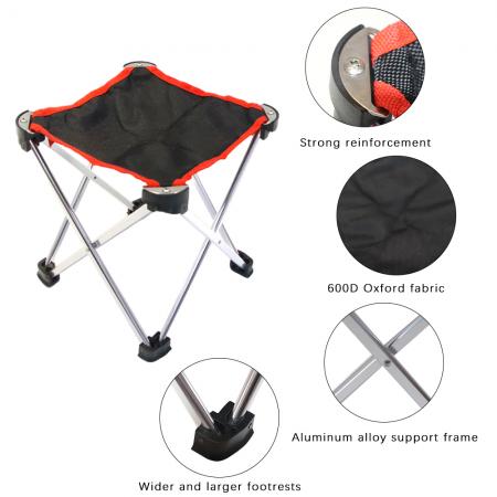 เก้าอี้พับอลูมิเนียมน้ำหนักเบาแบบฝรั่งเศสราคาประหยัดสำหรับสวน ปิกนิก และตั้งแคมป์ 