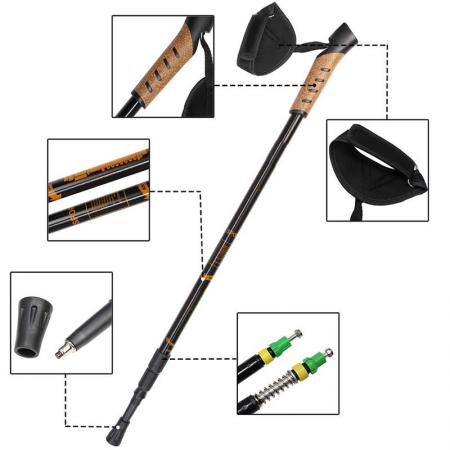 อุปกรณ์เดินป่าและเสาสกีแบบมัลติฟังก์ชั่นแบบเบา 