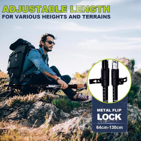 ไม้เท้าเดินป่าน้ำหนักเบาพิเศษ 