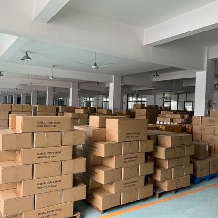 ไม้เท้าเดินป่าแบบพับเก็บได้ antishock ราคาโรงงาน OEM , ไม้เท้าเดินป่าคาร์บอนไฟเบอร์, ไม้เท้าเดินป่า 