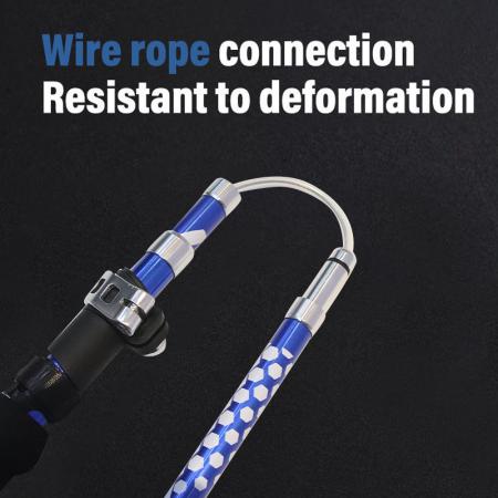 ไม้เท้าเดินป่าพับได้ 5 ท่อน น้ำหนักเบาพิเศษ ทำจากอลูมิเนียม 7075 เคลือบโลหะผสมแบบล็อคภายนอก เหมาะสำหรับกิจกรรมกลางแจ้ง 