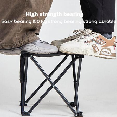 สั่งทำสำหรับกิจกรรมกลางแจ้ง สตูลพับแบบกระเป๋าถือ เก้าอี้พับแบบพกพา สำหรับการตั้งแคมป์ ขนาดเล็ก Mazars 